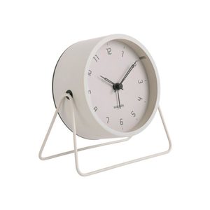 Alarm Clocks: Stark Alarm Clock with Light - Warm Grey