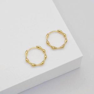 Organica Huggie Earrings - Gold