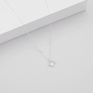 Hydrangea Necklace - Silver