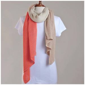 Womens Scarves Snoods: Stylist Scarf - Tri Coral