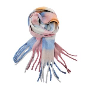 Womens Scarves Snoods: Quincey Pastel Plaid Scarf