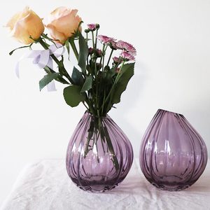 Millie Purple Glass Vase (16cm)