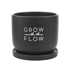 Planter Pot - Grow With The Flow