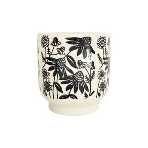 Black Flower Planter (12.7cm)