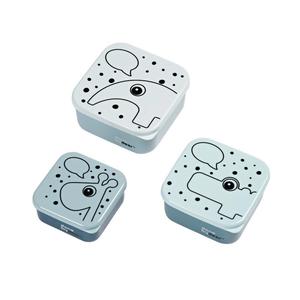 Contour Dots Snack Box Set 3pc - Blue