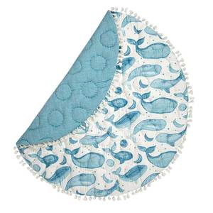 Baby Playmats: Quilted Baby Playmat - Caspian Whale