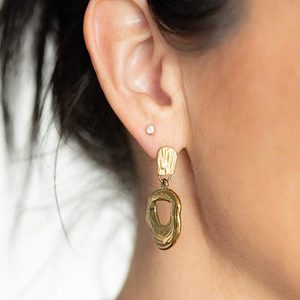 Gold Luna Earrings