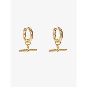 Gold Fob Earrings