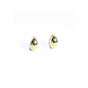 Gold Earrings Nz: Small Gold Teardrop Earrings