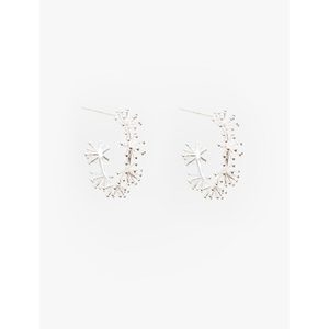 Soft Wishes Silver Hoop Earrings