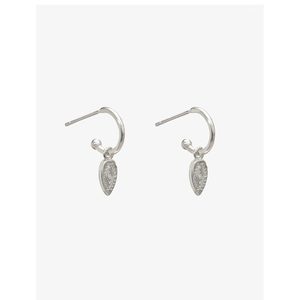 Silver Earrings: Silver Gracie Petite Hoop Earrings