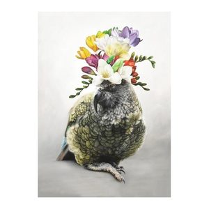 Birds: Cotton Tea Towel - Freesia Kahlo