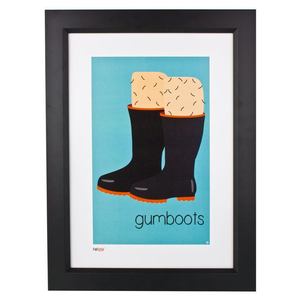 Gumboots Print (A3)