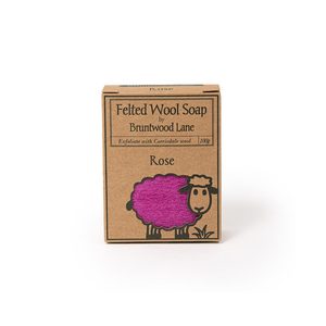 Fab Finds: NZ Made Felted Wool Soap - Rose