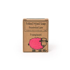 Fab Finds: NZ Made Felted Wool Soap - Frangipani