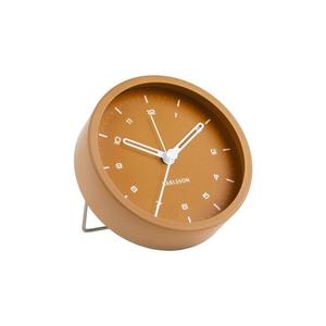 Mustard Yellow: Tinge Alarm Clock - Caramel Brown