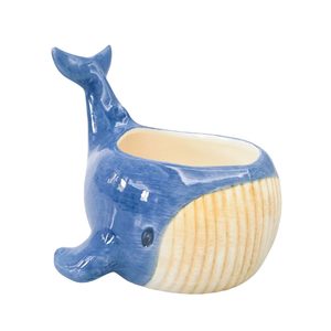 Blue Glorious Blue: Reef Whale Planter