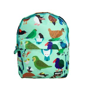 Glorious Green: Kids Backpack - NZ Birds