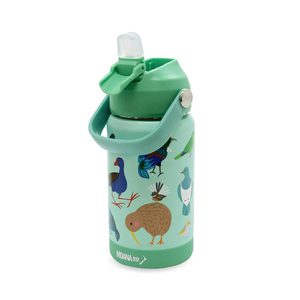 Glorious Green: Kids Drink Bottle - NZ Birds (360ml)