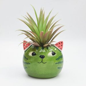 Watermelon Cat Planter (10cm)