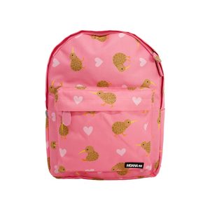 Pink: Kids Backpack - Kiwi Hearts