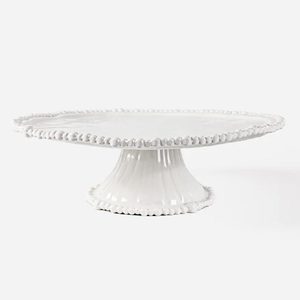 Melamine Pearl Cake Stand - White