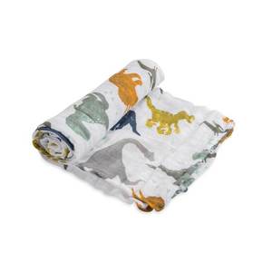 Baby Swaddles Wraps: Cotton Muslin Swaddle – Dino Friends