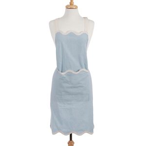 Virgo Blue Cotton Apron