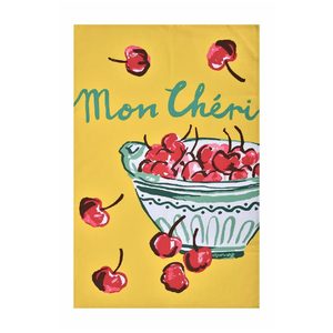 Summer Fruits Cheri Tea Towel