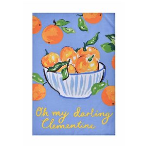 Summer Fruits Clementine Tea Towel