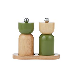 Eta Salt & Pepper Set (3pc) - Olive Green