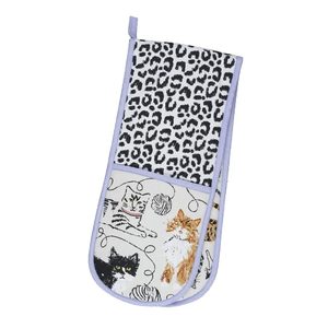 Feline Friends Double Oven Glove