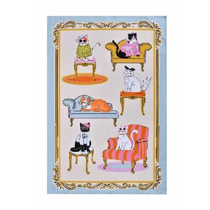 Cool Cats Tea Towel