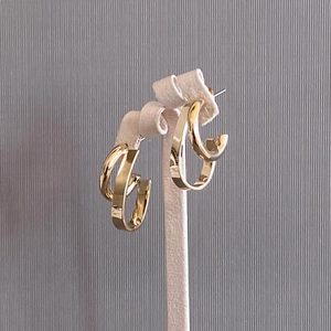 Favourite Things: Double Loop Gold Earrings