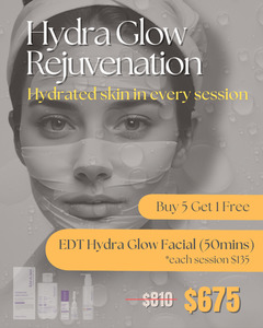 Products: EDT Hydra Glow Facial (50 mins) KB April 2023