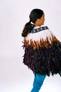 Kids Korowai: Purple Kids Korowai