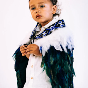 Kahurangi Blue Designs: Blue Toddler Korowai