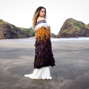 Purple Contemporary Korowai