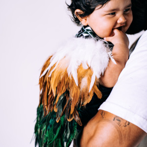 Ngahere Green Designs: Green Toddler Korowai