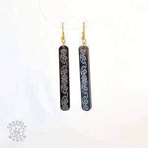 Kowhaiwhai Straight Drop Earrings