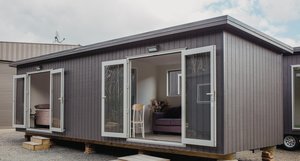 Products: Upgrade Ranchslider to French Door - Koru Cabins