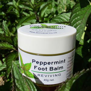 Natural Skin Care: Peppermint Foot Balm