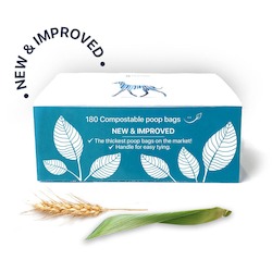 Bundles Accessories: Compostable Dog Poop Bags - 180 bags