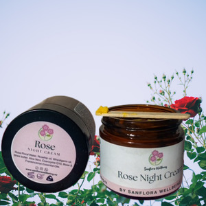 Products: Q10 Rose Night Cream - powerful antioxidant Sanflora Wellbeing
