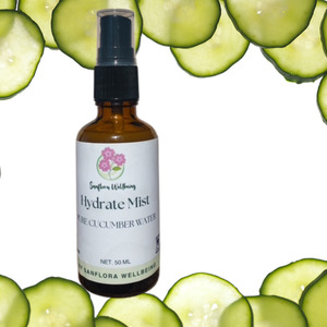 Hydrate Mist Aroma Spray, Rejuvenating and Toning Sanflora Wellbeing