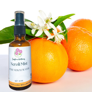 Products: Neroli Mist Aroma Spray, Skin-loving and Floral Sanflora Wellbeing
