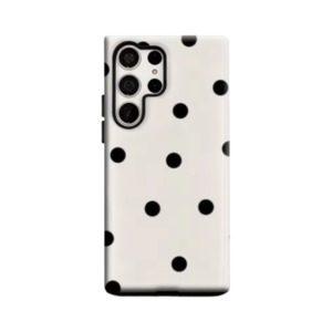 Irregular Black Polka Dots – Samsung Case