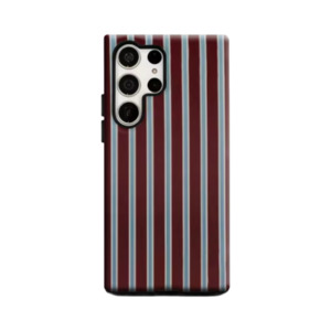Products: Burgundy Blue White Stripes – Samsung Case