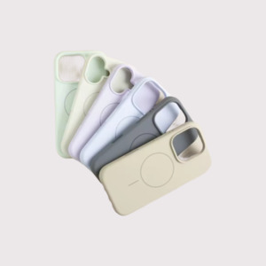 Pastel Colour Liquid Silicone Magsafe Phone Case for iPhone