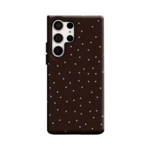 Brown with Light Purple Dots – Samsung Case